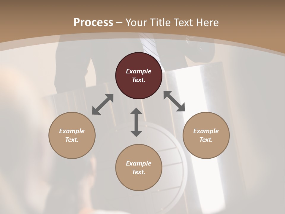 A Man Giving A Presentation To A Group Of People PowerPoint Template