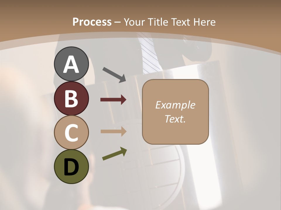 A Man Giving A Presentation To A Group Of People PowerPoint Template