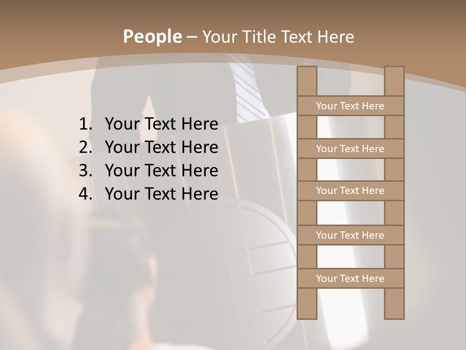 A Man Giving A Presentation To A Group Of People PowerPoint Template