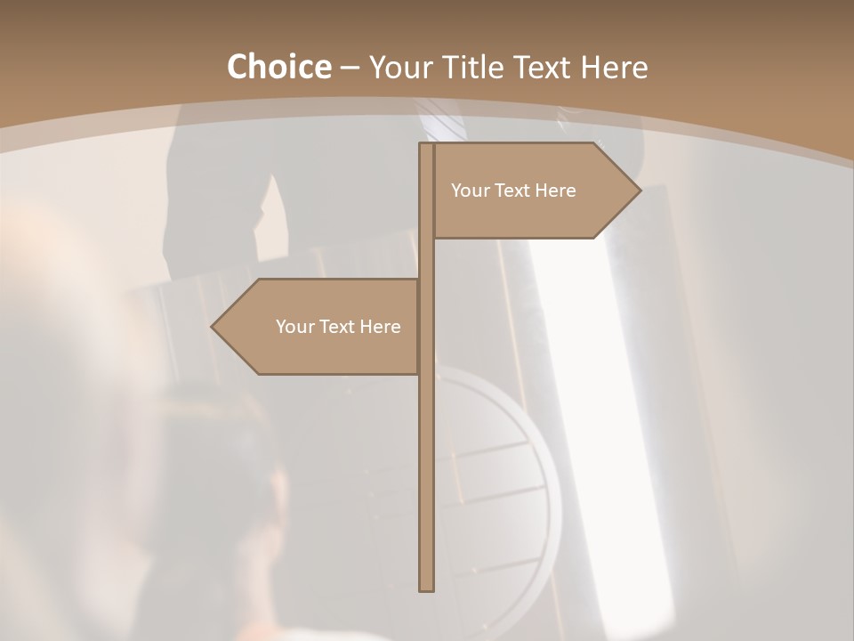 A Man Giving A Presentation To A Group Of People PowerPoint Template