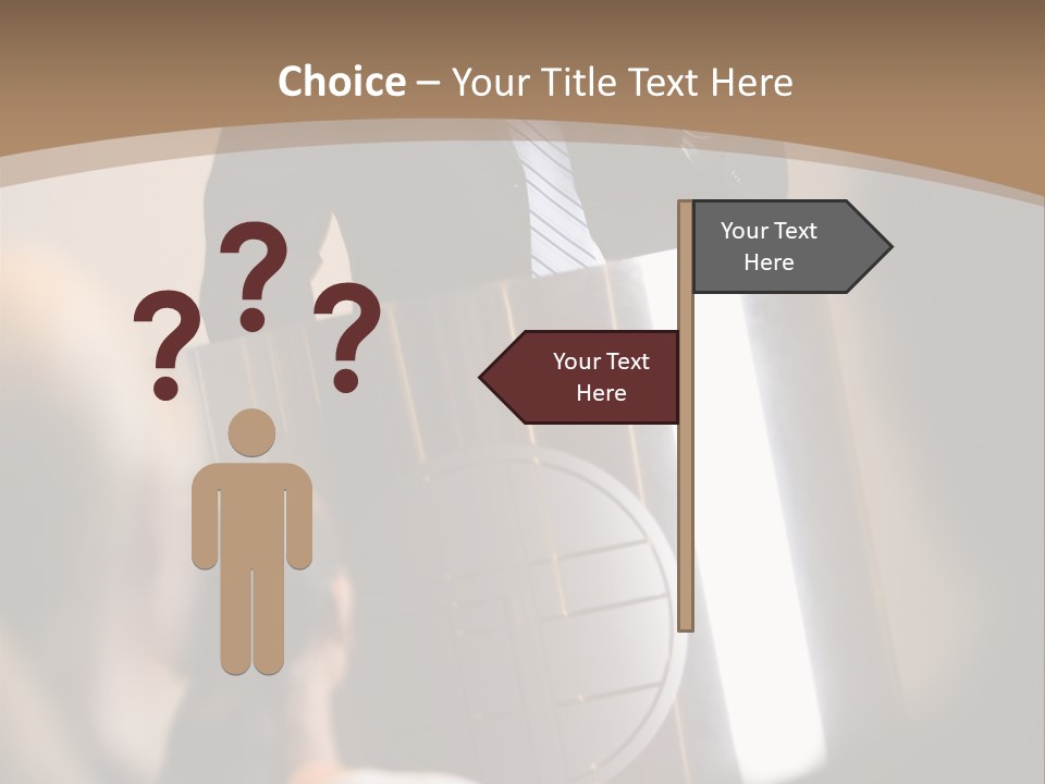 A Man Giving A Presentation To A Group Of People PowerPoint Template