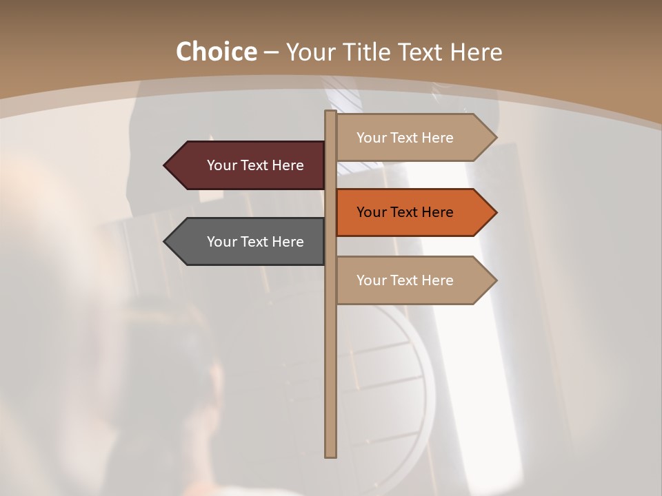 A Man Giving A Presentation To A Group Of People PowerPoint Template