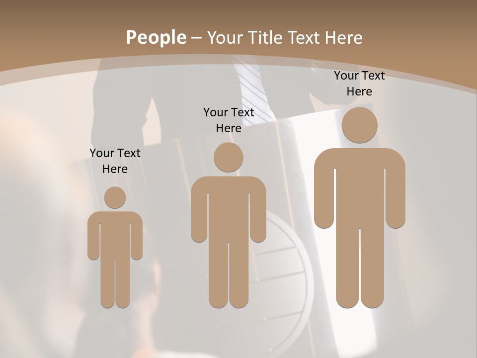 A Man Giving A Presentation To A Group Of People PowerPoint Template