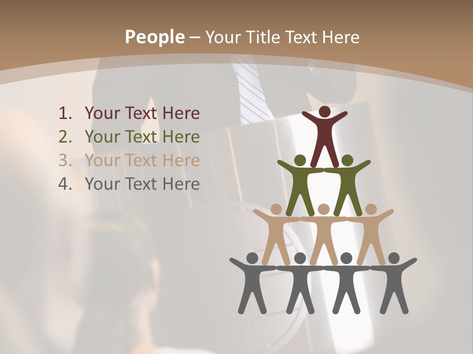 A Man Giving A Presentation To A Group Of People PowerPoint Template