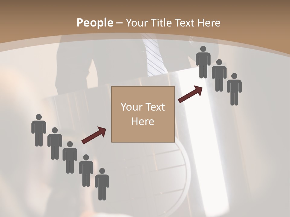 A Man Giving A Presentation To A Group Of People PowerPoint Template