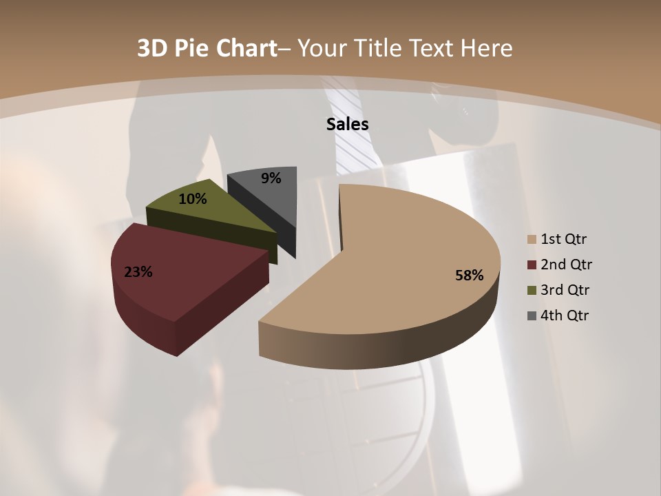 A Man Giving A Presentation To A Group Of People PowerPoint Template