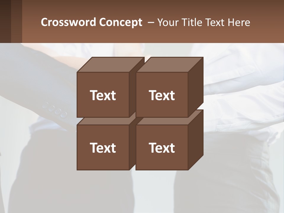 A Group Of People Putting Their Hands Together PowerPoint Template