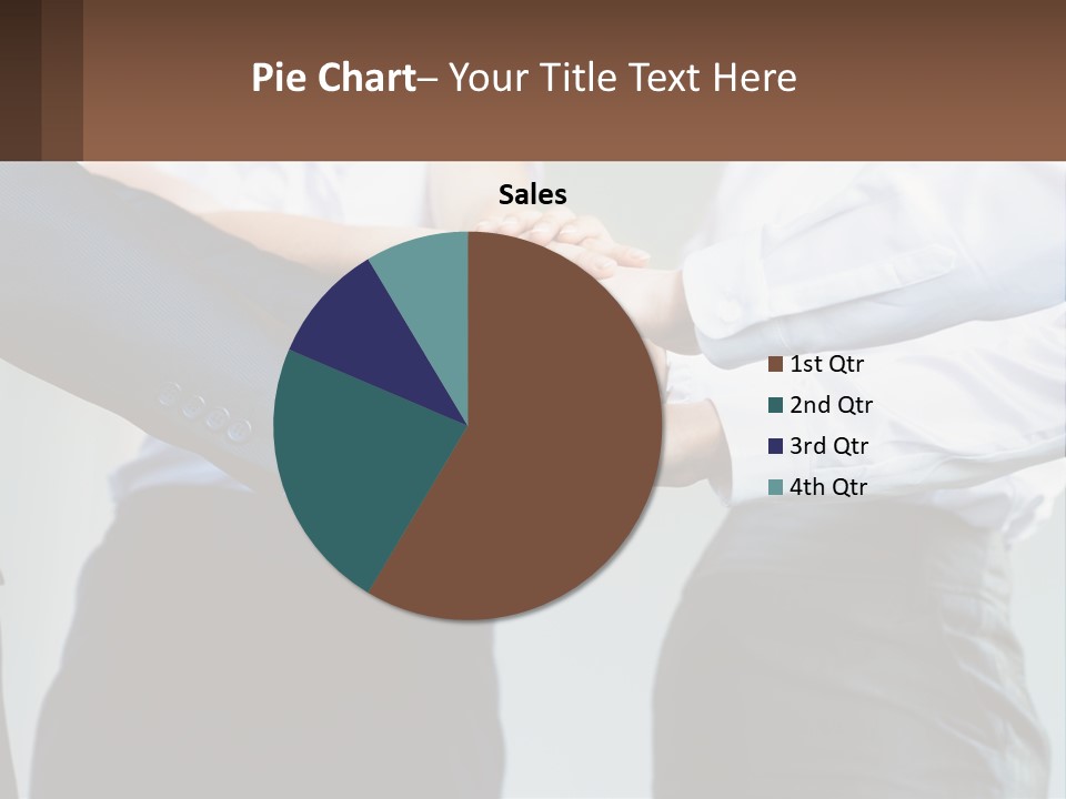A Group Of People Putting Their Hands Together PowerPoint Template