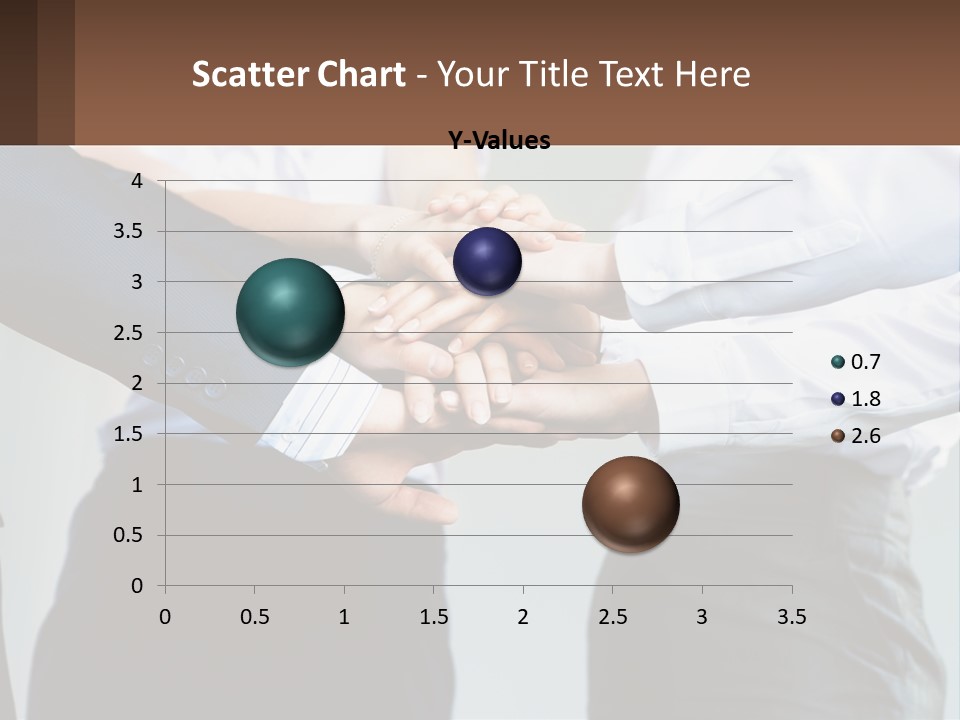 A Group Of People Putting Their Hands Together PowerPoint Template