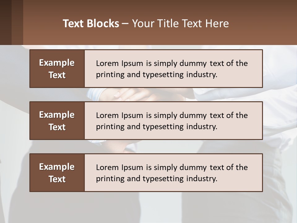 A Group Of People Putting Their Hands Together PowerPoint Template