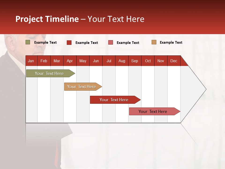 A Man In A Suit Holding A Cell Phone PowerPoint Template