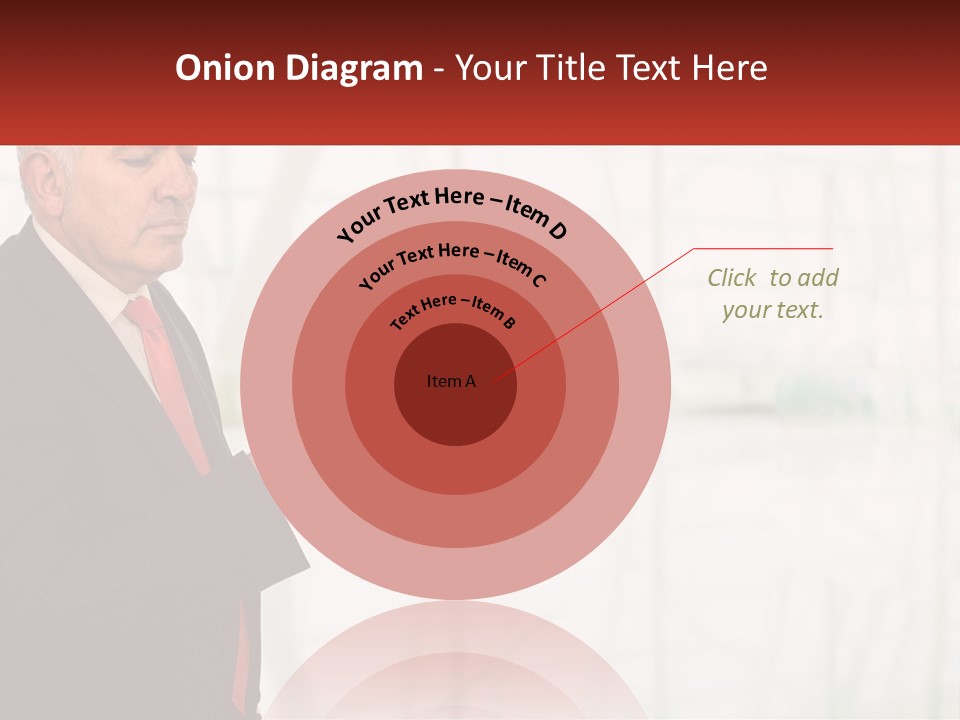 A Man In A Suit Holding A Cell Phone PowerPoint Template