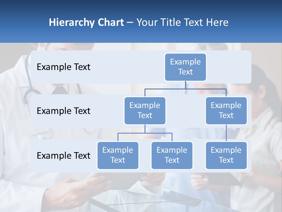 A Doctor Is Looking At Something On A Tablet PowerPoint Template