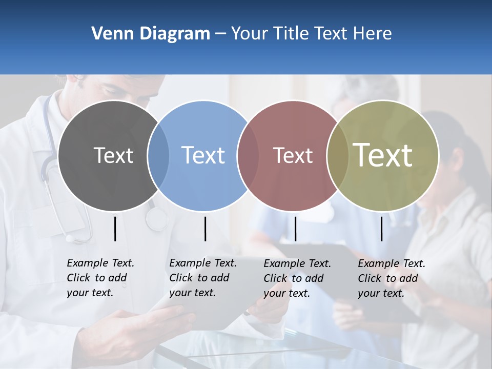 A Doctor Is Looking At Something On A Tablet PowerPoint Template