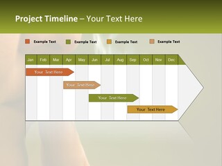 A Woman Smoking A Cigarette With A Green Background PowerPoint Template