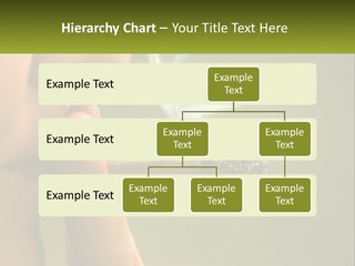 A Woman Smoking A Cigarette With A Green Background PowerPoint Template
