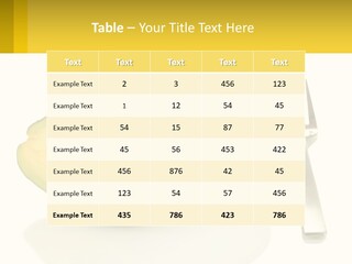 A Bowl Of Salad With An Avocado Next To A Fork PowerPoint Template