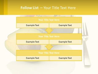 A Bowl Of Salad With An Avocado Next To A Fork PowerPoint Template