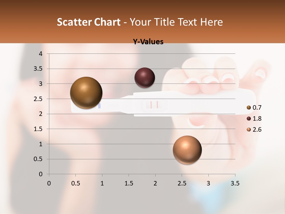 A Woman Holding A Toothbrush In Her Hand PowerPoint Template