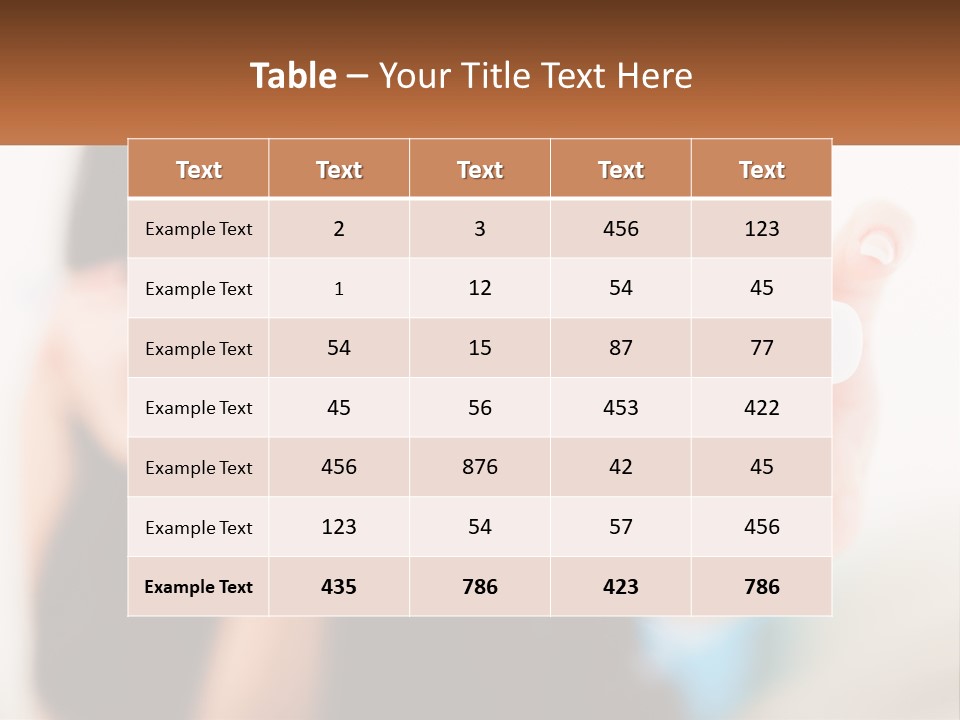 A Woman Holding A Toothbrush In Her Hand PowerPoint Template