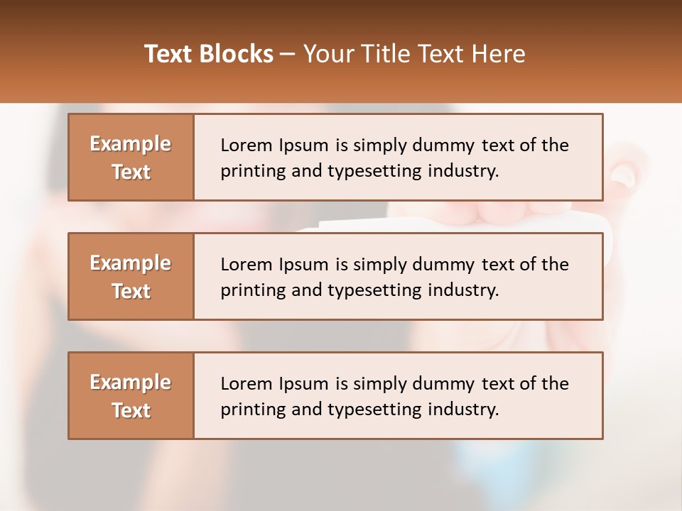 A Woman Holding A Toothbrush In Her Hand PowerPoint Template