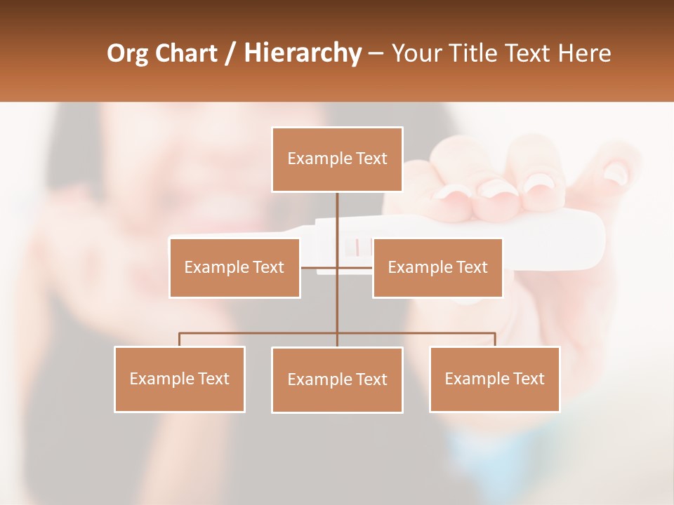 A Woman Holding A Toothbrush In Her Hand PowerPoint Template