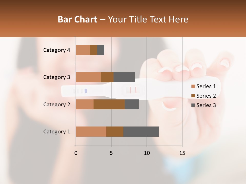 A Woman Holding A Toothbrush In Her Hand PowerPoint Template