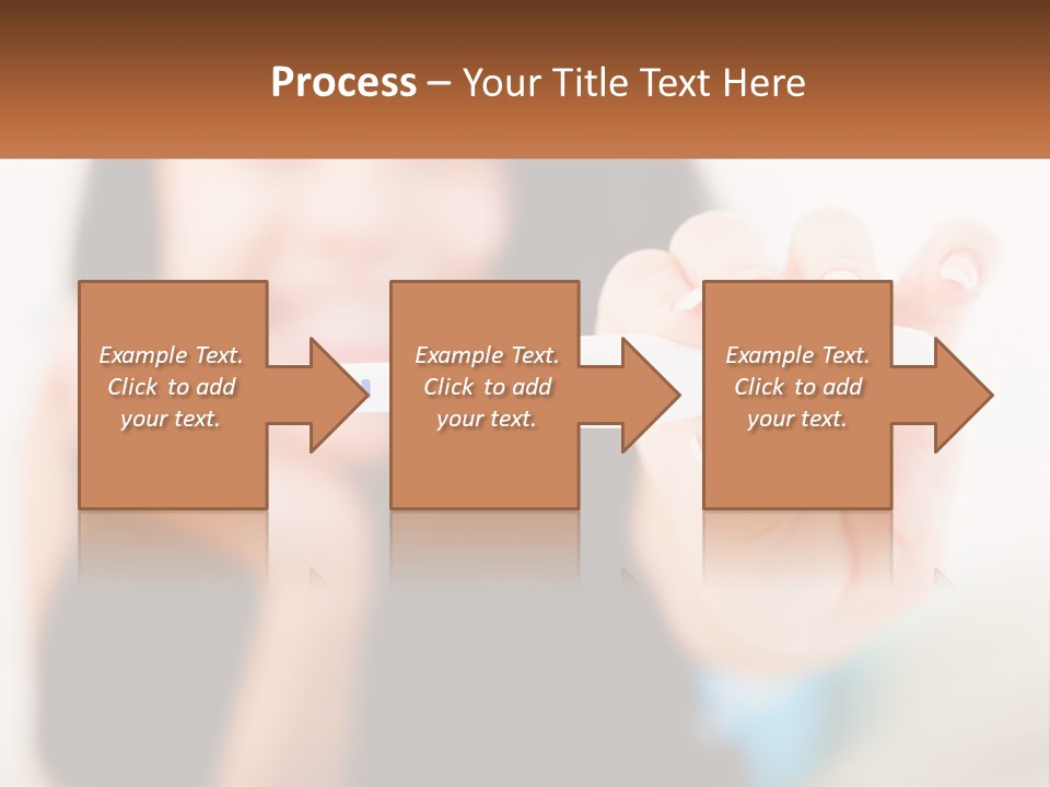 A Woman Holding A Toothbrush In Her Hand PowerPoint Template