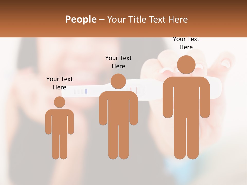 A Woman Holding A Toothbrush In Her Hand PowerPoint Template