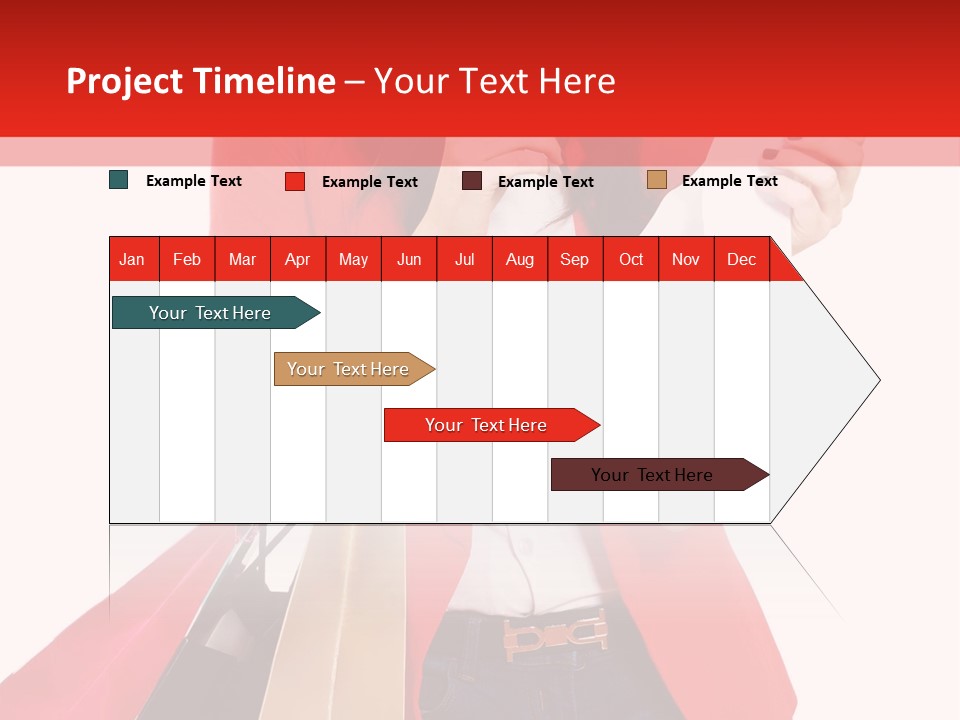 A Woman Holding Shopping Bags And A Cell Phone PowerPoint Template