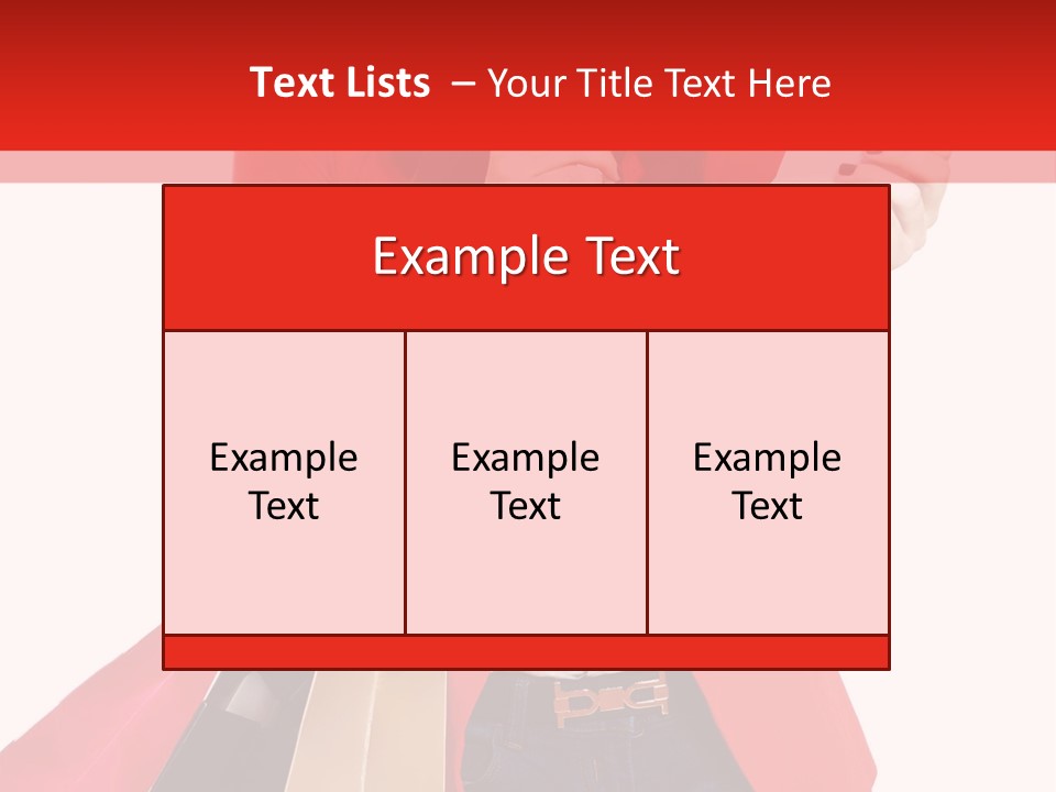 A Woman Holding Shopping Bags And A Cell Phone PowerPoint Template