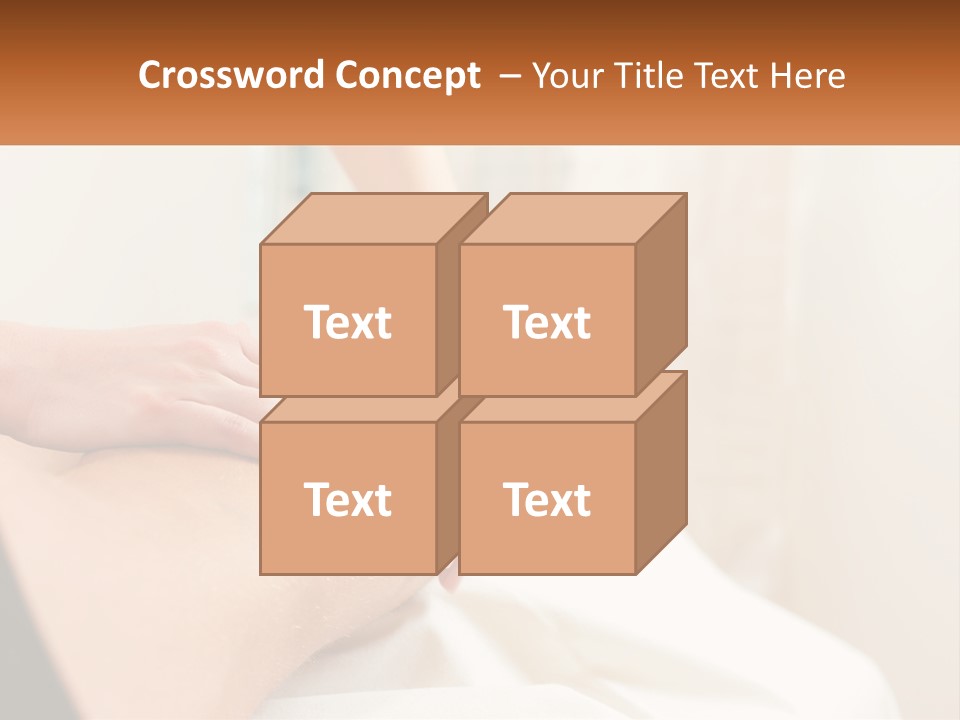 A Woman Getting A Back Massage From A Professional Massager PowerPoint Template