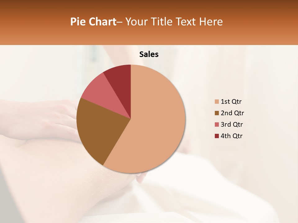 A Woman Getting A Back Massage From A Professional Massager PowerPoint Template