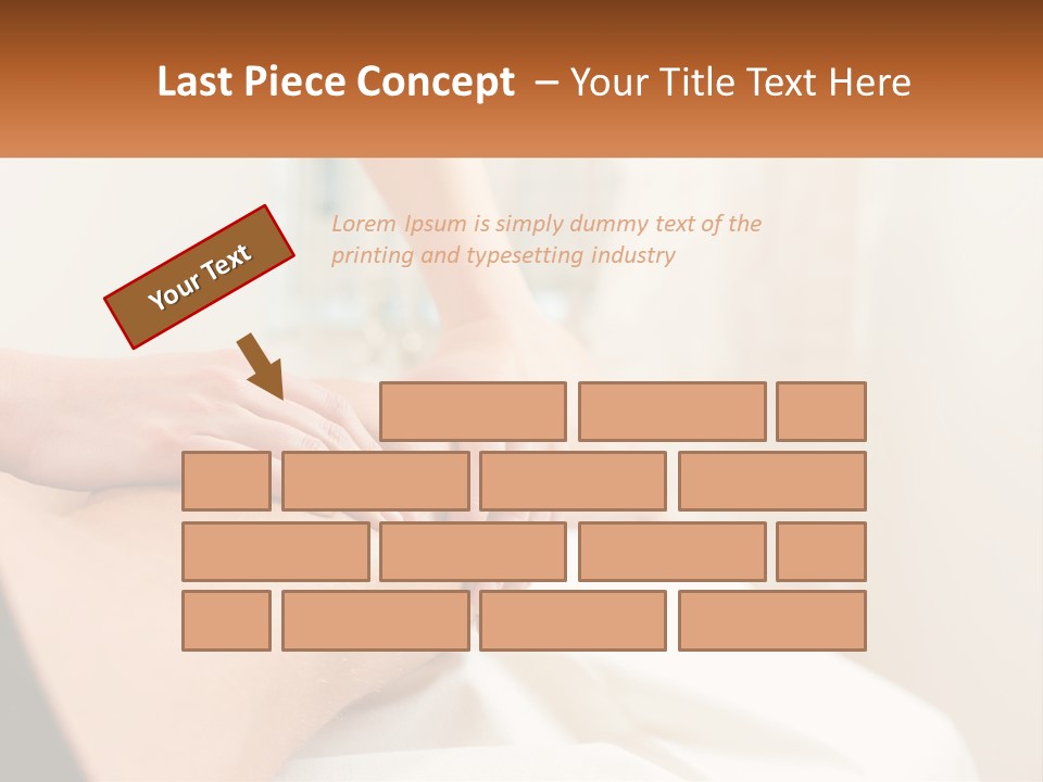 A Woman Getting A Back Massage From A Professional Massager PowerPoint Template