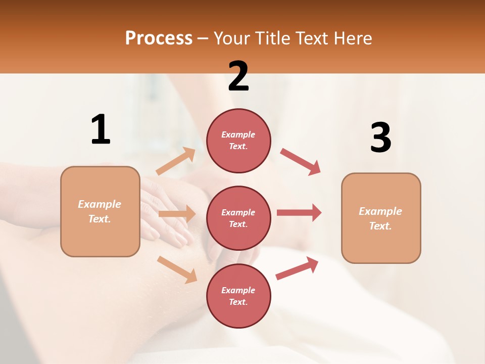 A Woman Getting A Back Massage From A Professional Massager PowerPoint Template