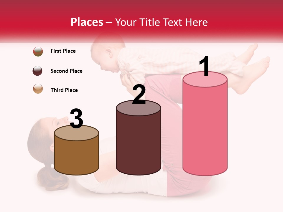 A Woman Holding A Baby In Her Arms PowerPoint Template