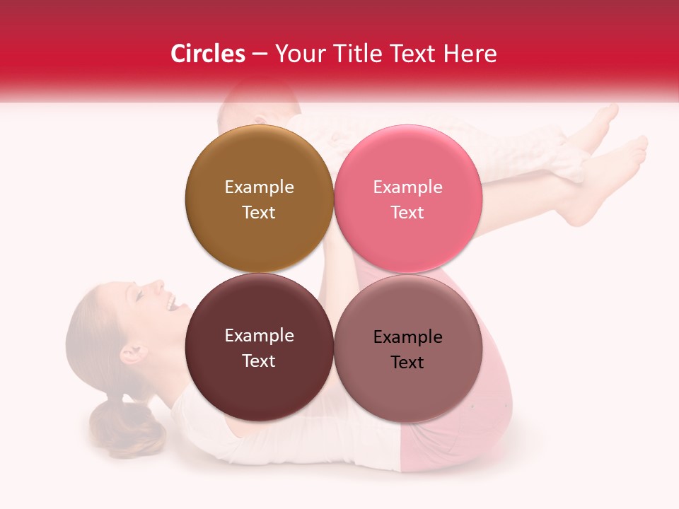 A Woman Holding A Baby In Her Arms PowerPoint Template