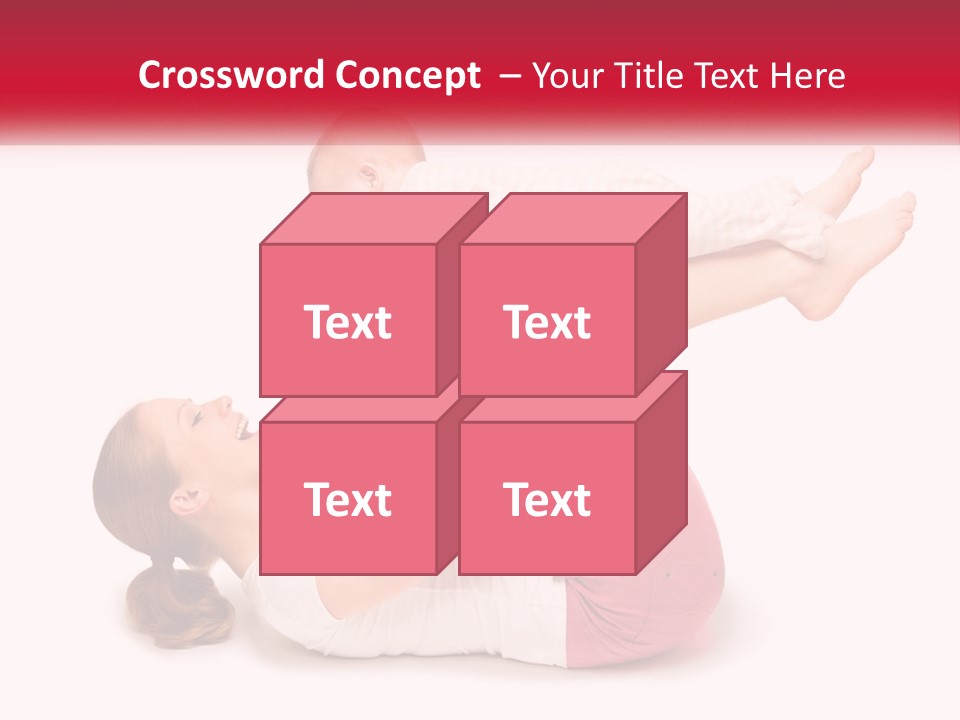 A Woman Holding A Baby In Her Arms PowerPoint Template