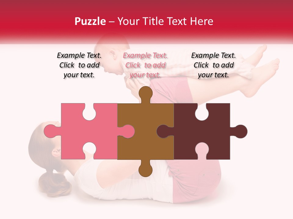 A Woman Holding A Baby In Her Arms PowerPoint Template