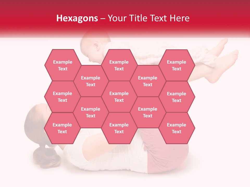 A Woman Holding A Baby In Her Arms PowerPoint Template