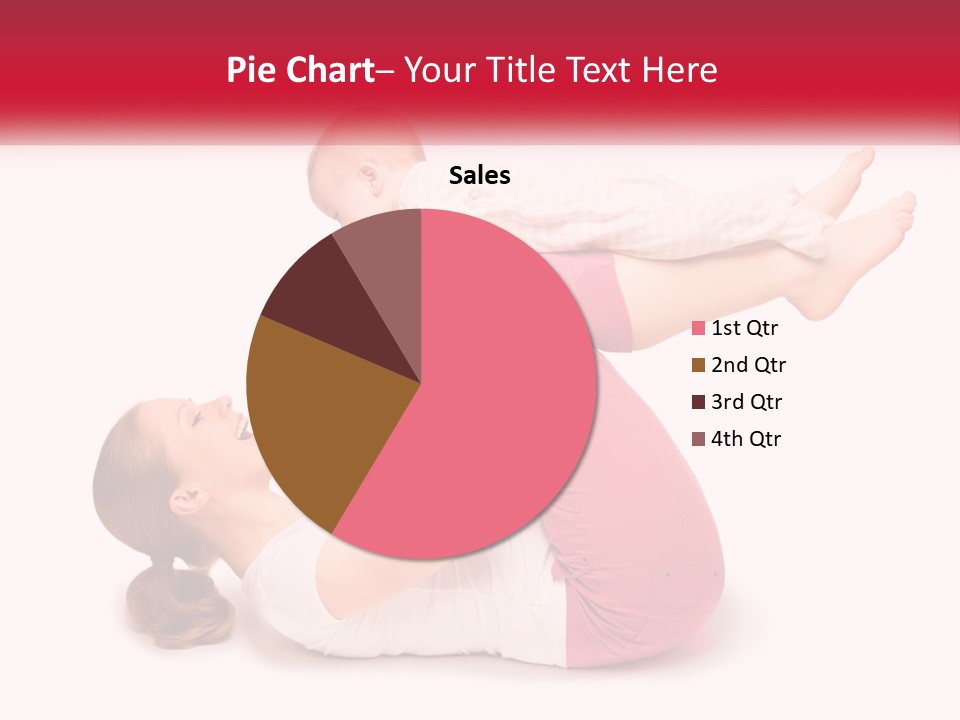 A Woman Holding A Baby In Her Arms PowerPoint Template