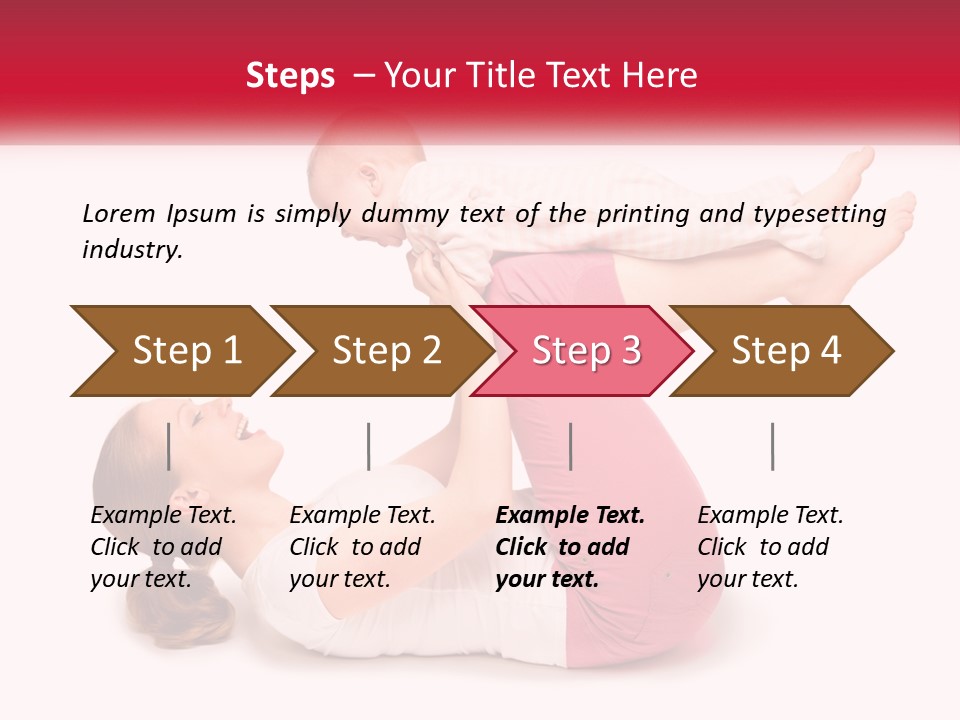 A Woman Holding A Baby In Her Arms PowerPoint Template