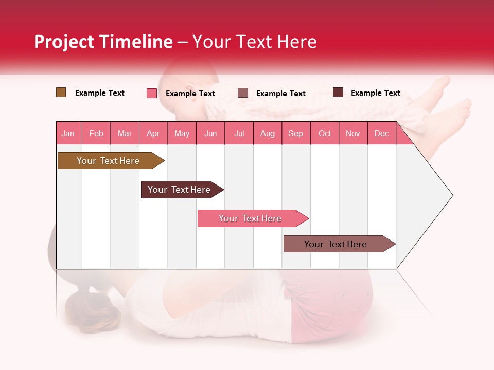 A Woman Holding A Baby In Her Arms PowerPoint Template