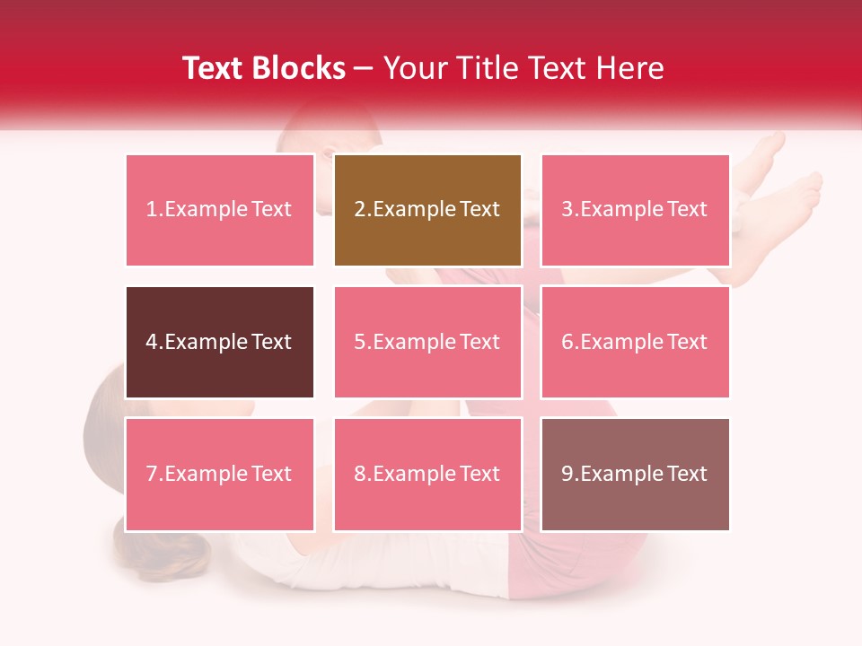 A Woman Holding A Baby In Her Arms PowerPoint Template