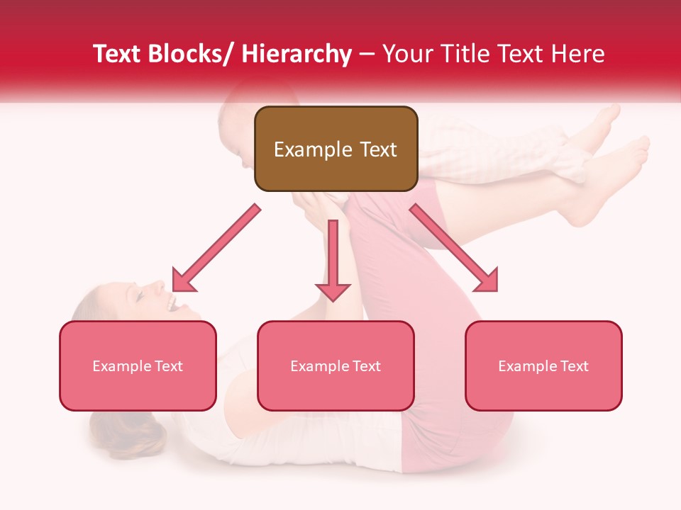 A Woman Holding A Baby In Her Arms PowerPoint Template