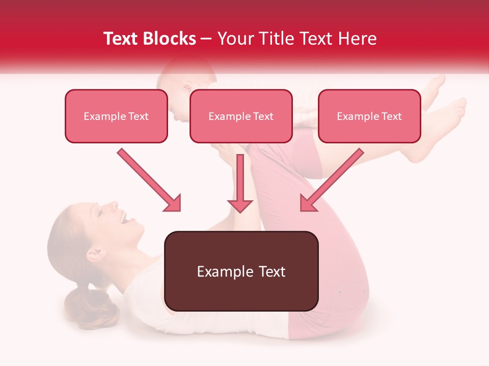 A Woman Holding A Baby In Her Arms PowerPoint Template