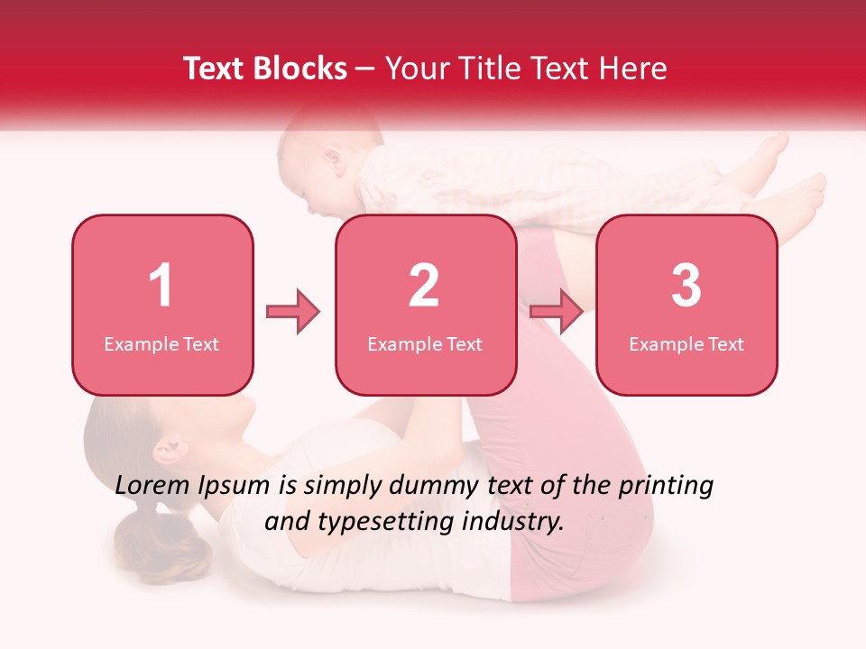 A Woman Holding A Baby In Her Arms PowerPoint Template