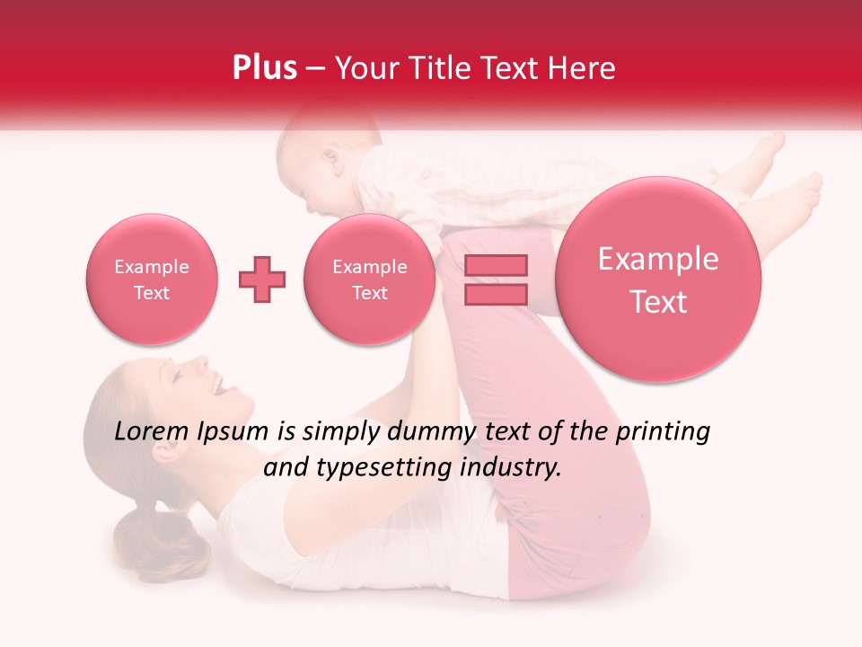 A Woman Holding A Baby In Her Arms PowerPoint Template