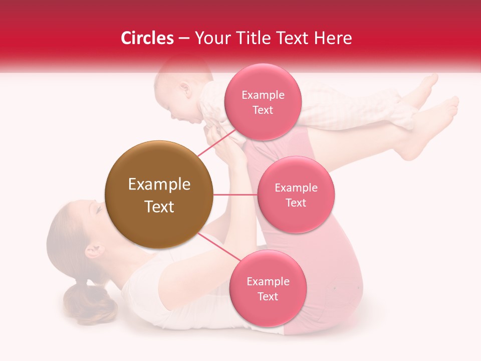 A Woman Holding A Baby In Her Arms PowerPoint Template