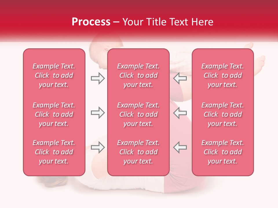 A Woman Holding A Baby In Her Arms PowerPoint Template